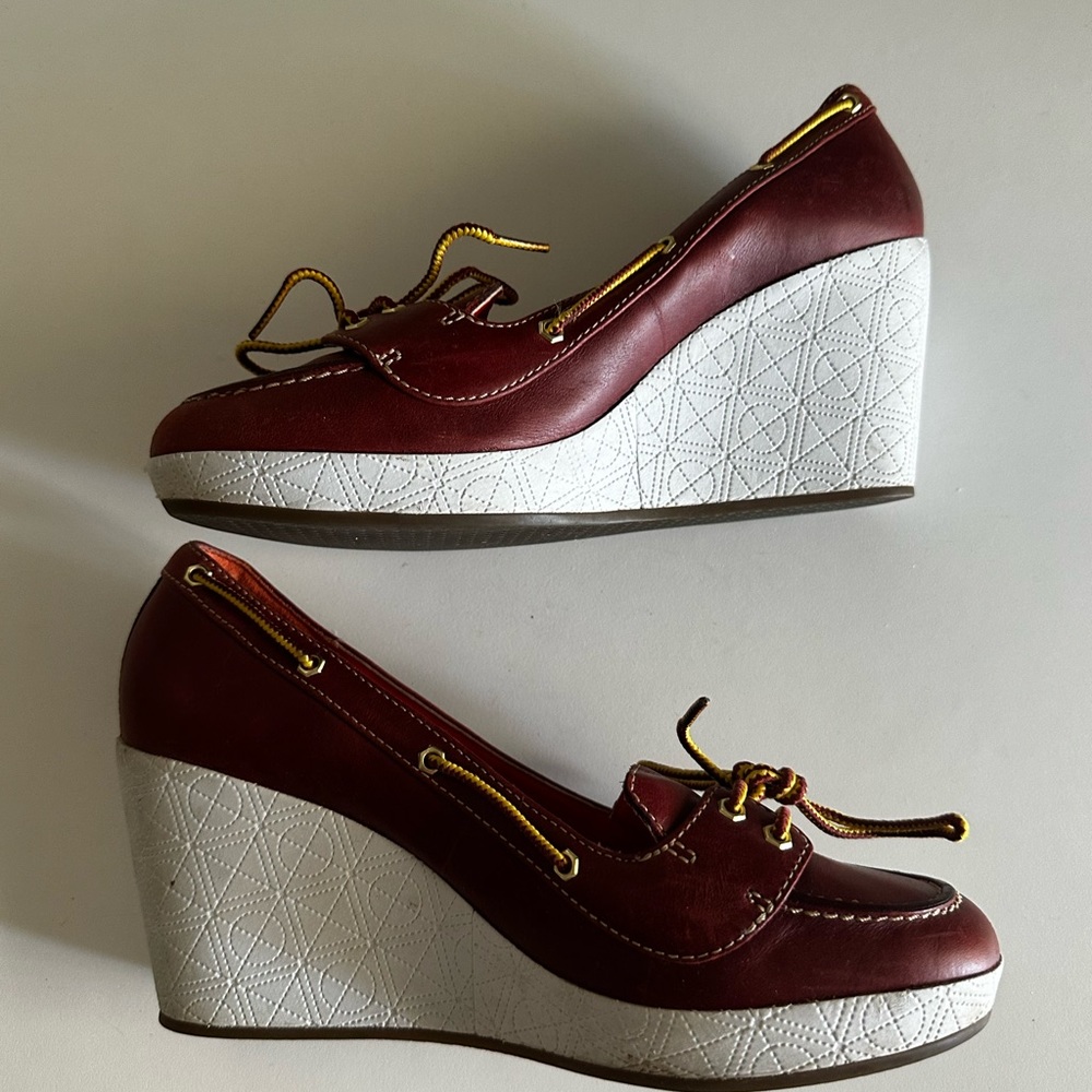 Timberland Skipher Womens Leather Loafer Mules Pumps Wedge